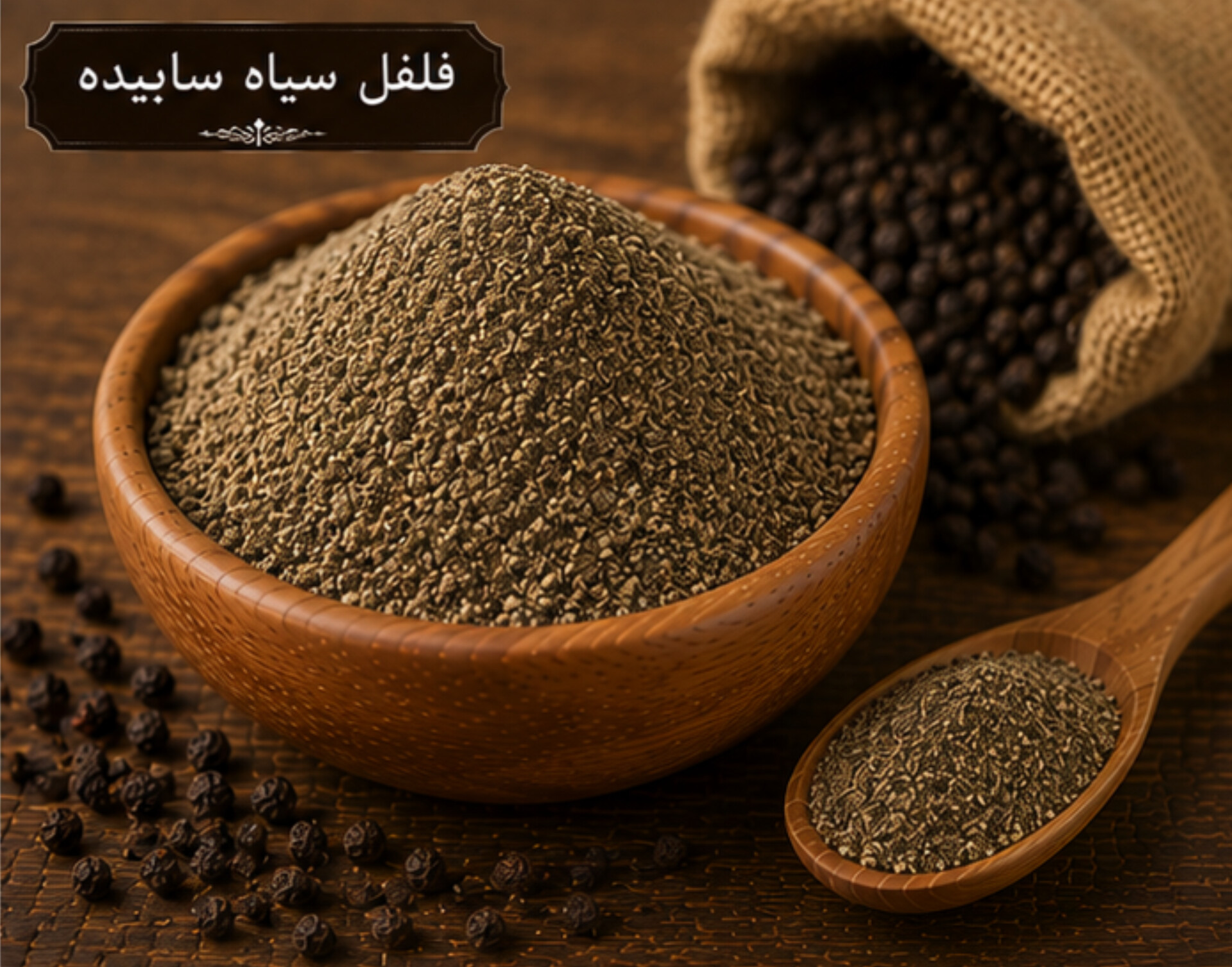 فلفل سیاه. سابیده 100 گرمی