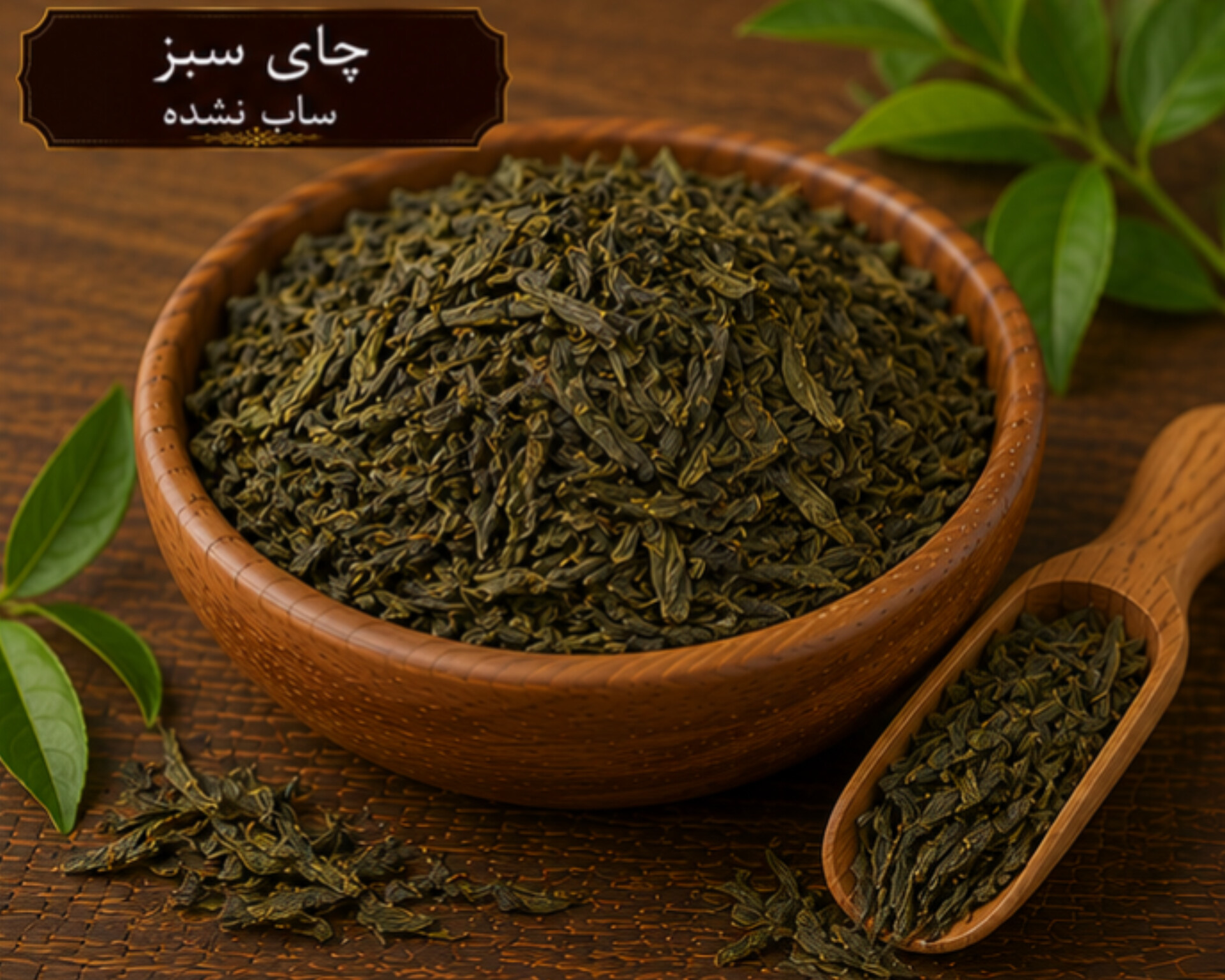 چای سبز لاهیجان/100 گرمی
