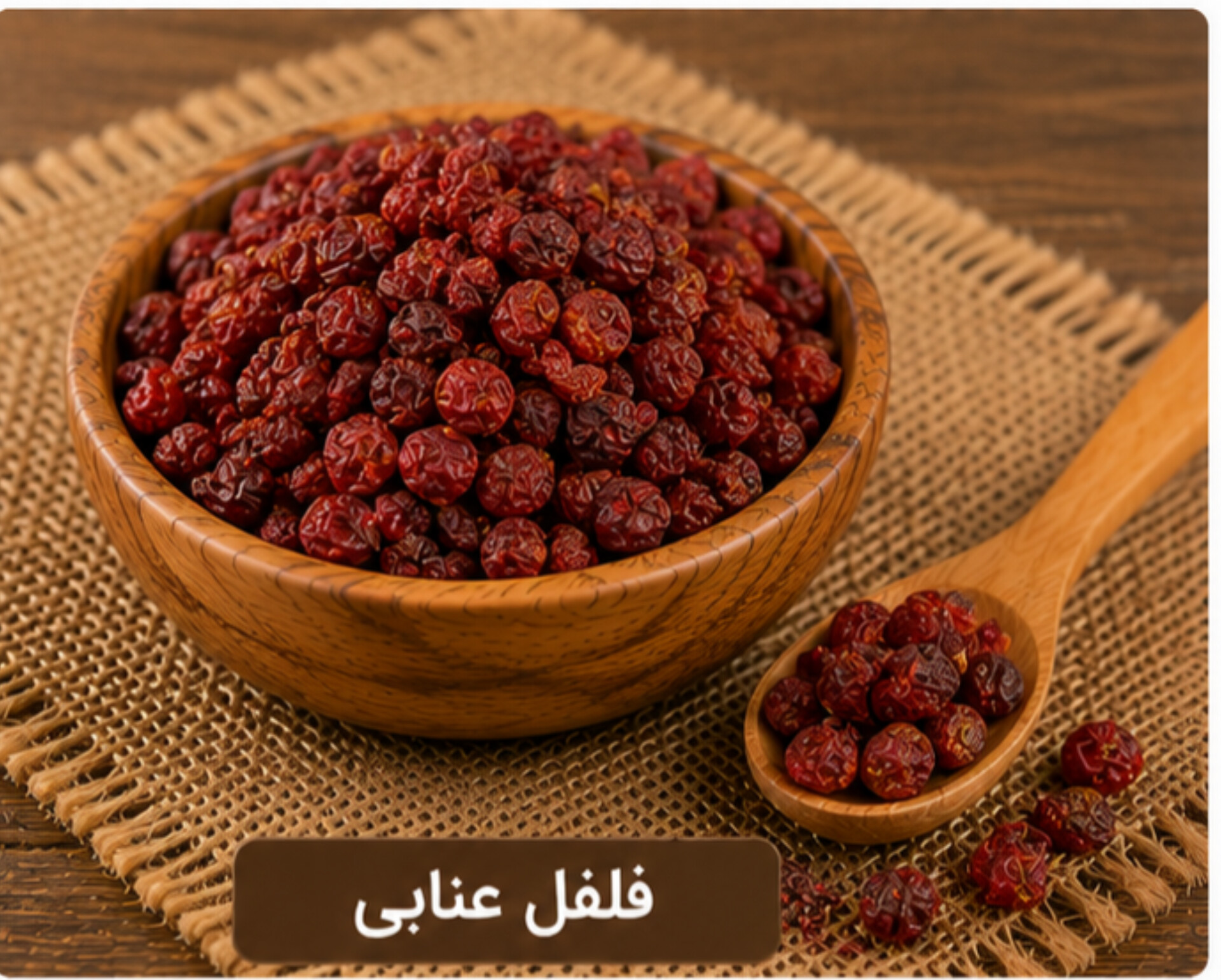فلفل عنابی/100 گرمی