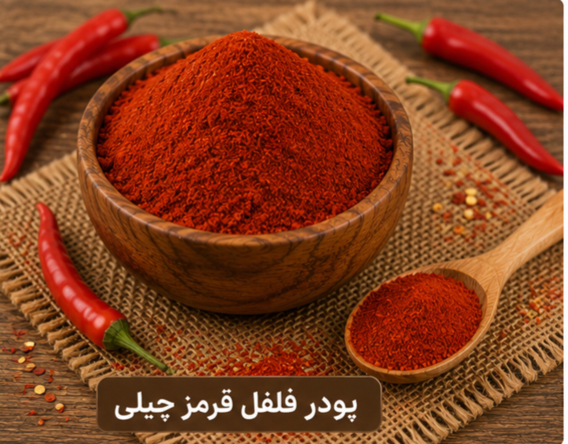 پودر فلفل چیلی/100 گرمی