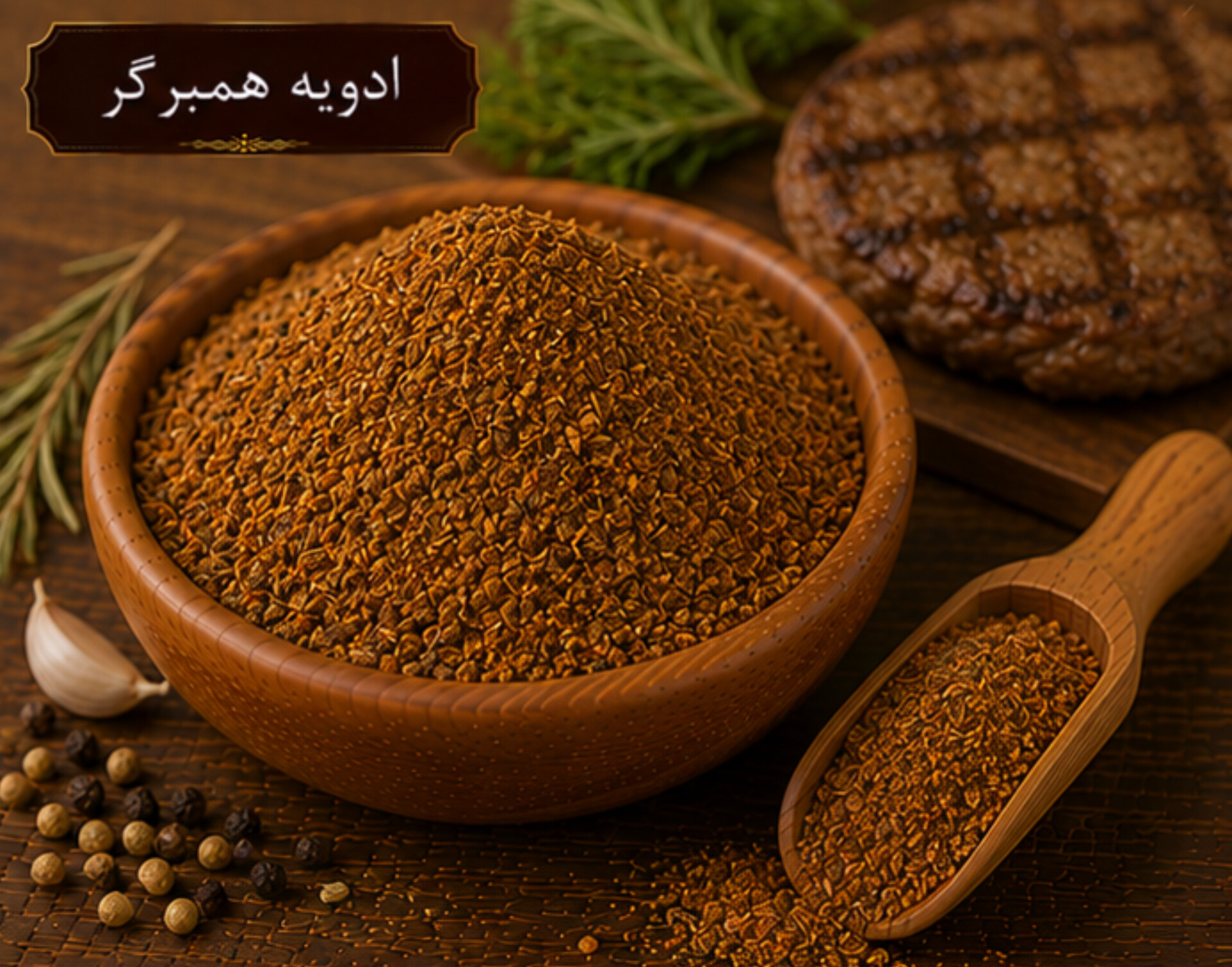 چاشنی همبرگر/ 250 گرمی