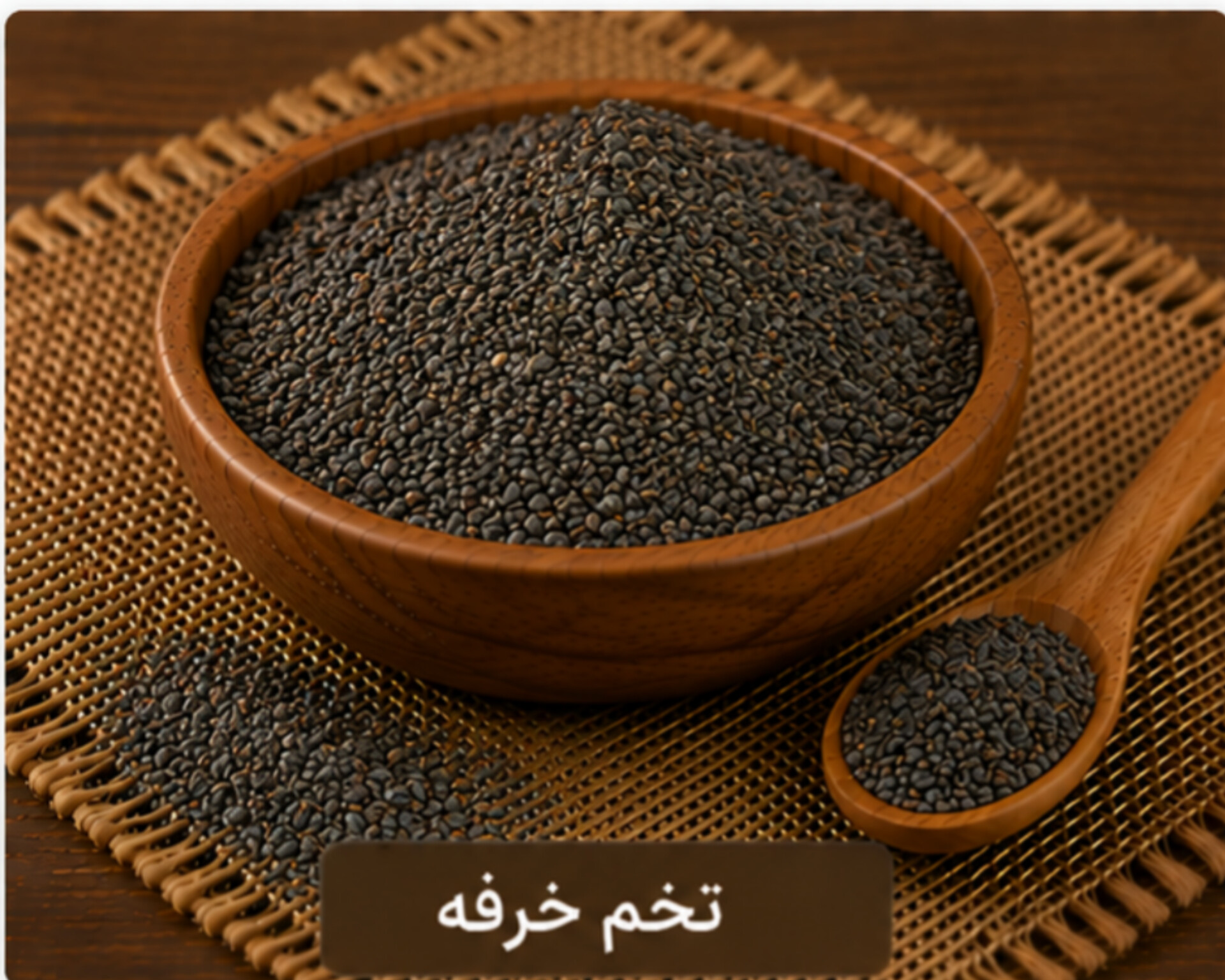 تخم  خرفه/100 گرمی