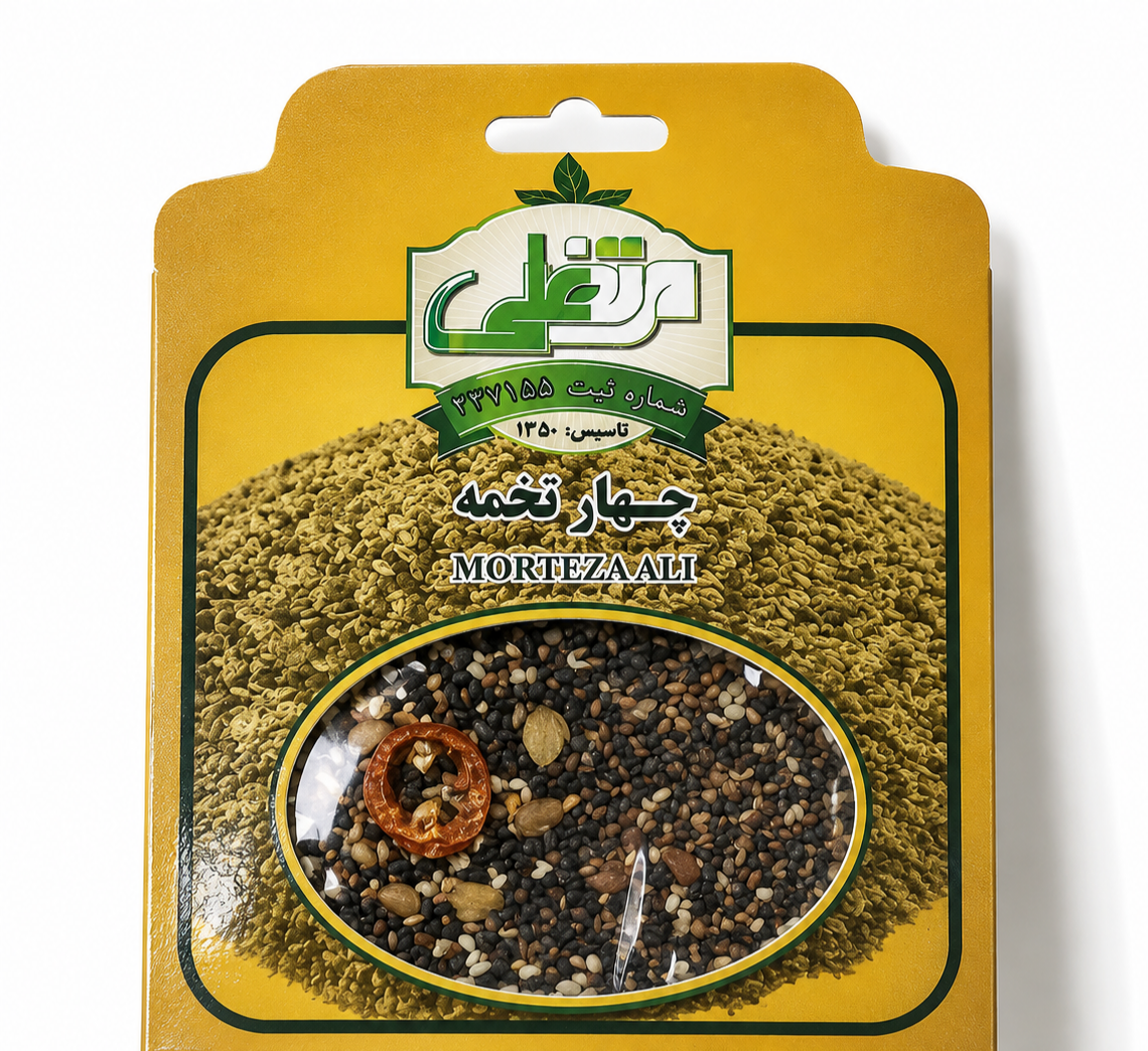 چهارتخم ورق 12 عددی